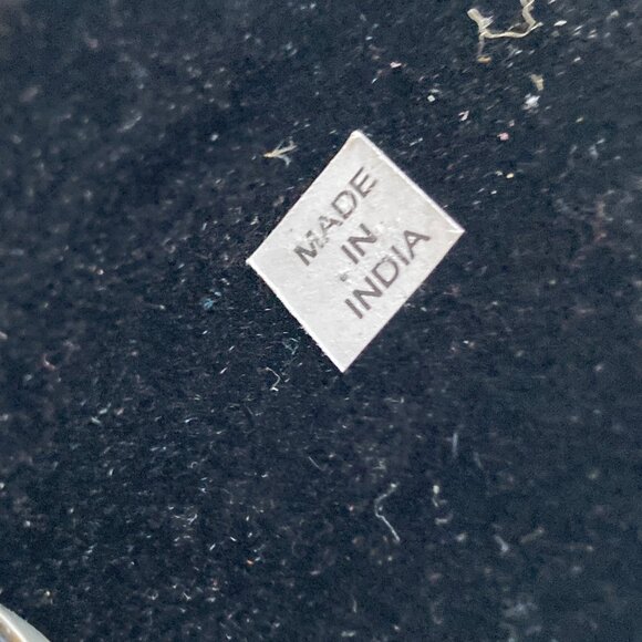 Two Muted Silver Candlestick Holders Made in India - Picture 6 of 6